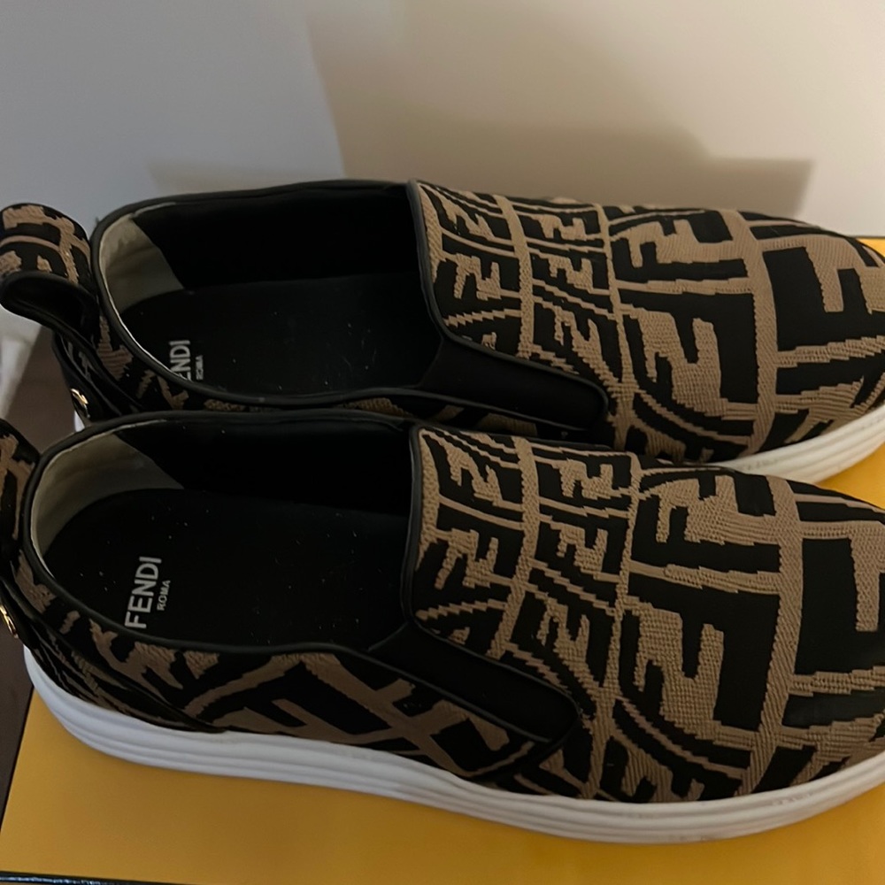 Fendi  Slipon Sneakers Tobacco